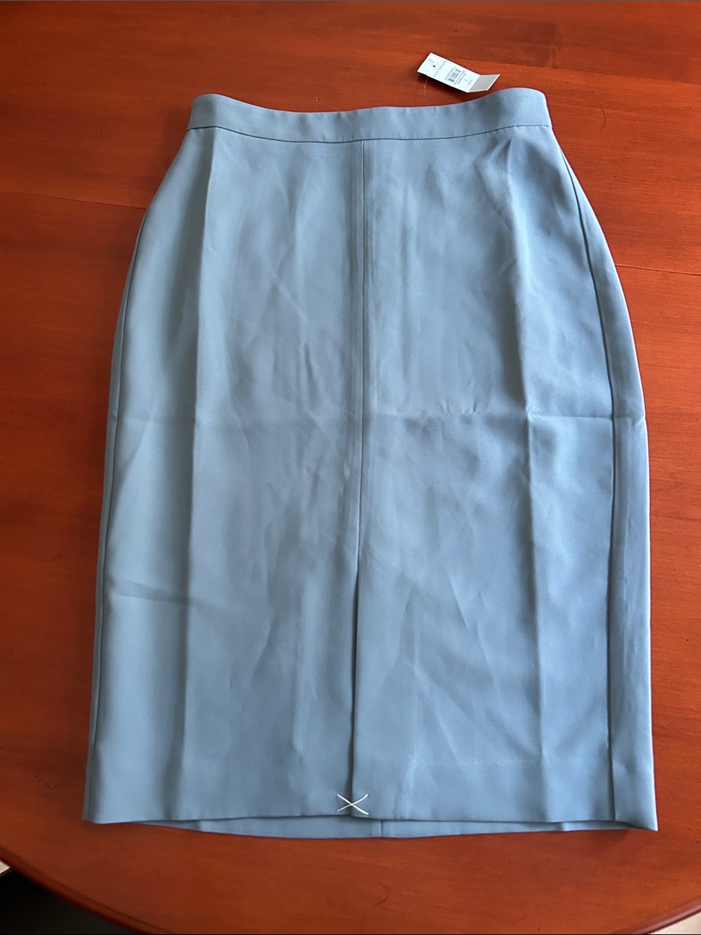 Ann Taylor Cool Dusk Blue Pencil Skirt - Classic Women's Workwear